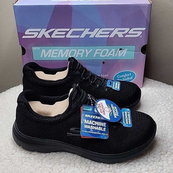 NWT WOMEN'S Skechers Summits - Cool Classic Black - Picture 3 of 8